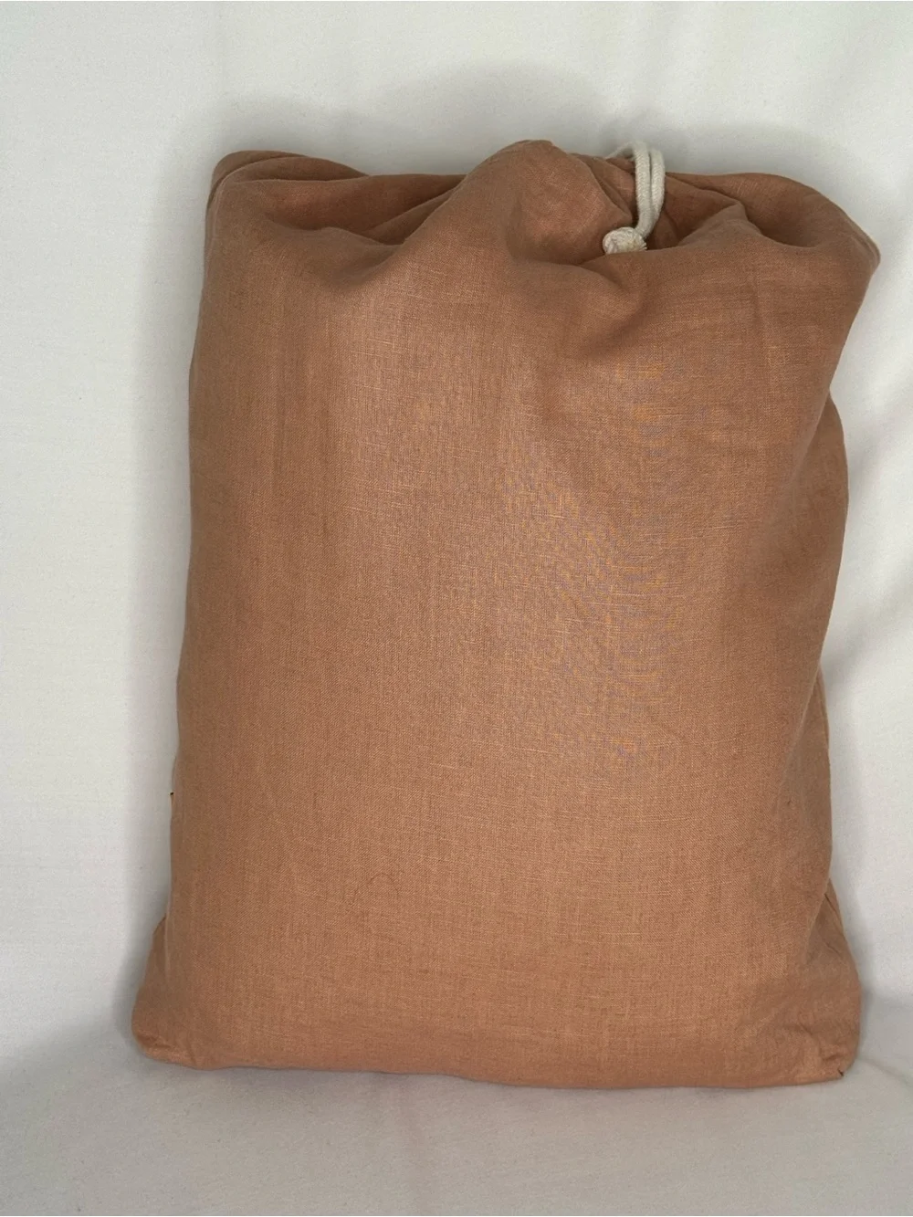 Quince European Linen 4-Piece Sheet Set Queen Desert Sunset 100% Linen